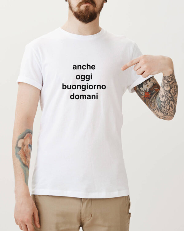 Maglietta Buongiorno domani
