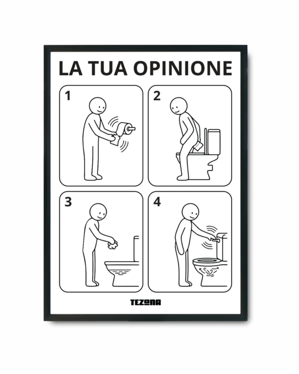 Poster La tua opinione