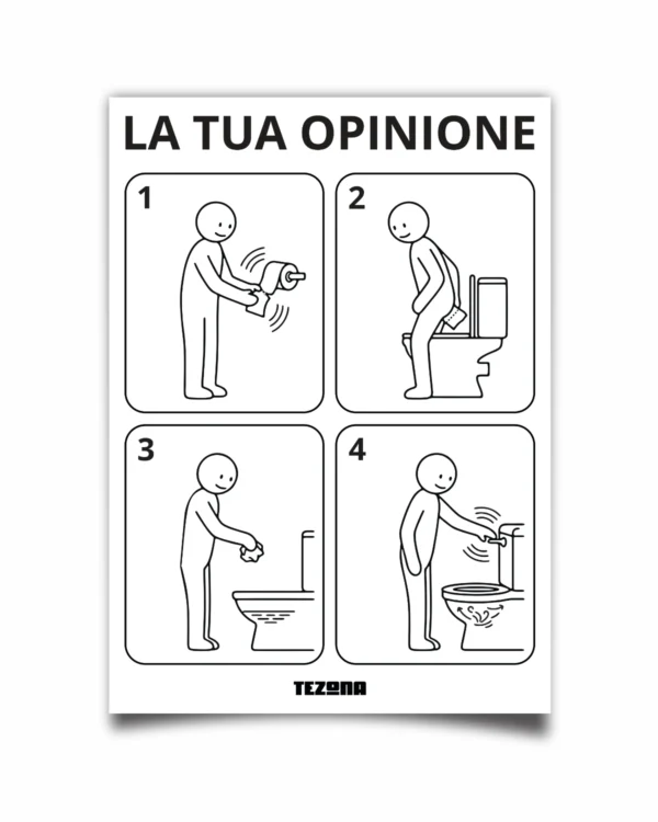 Poster La tua opinione